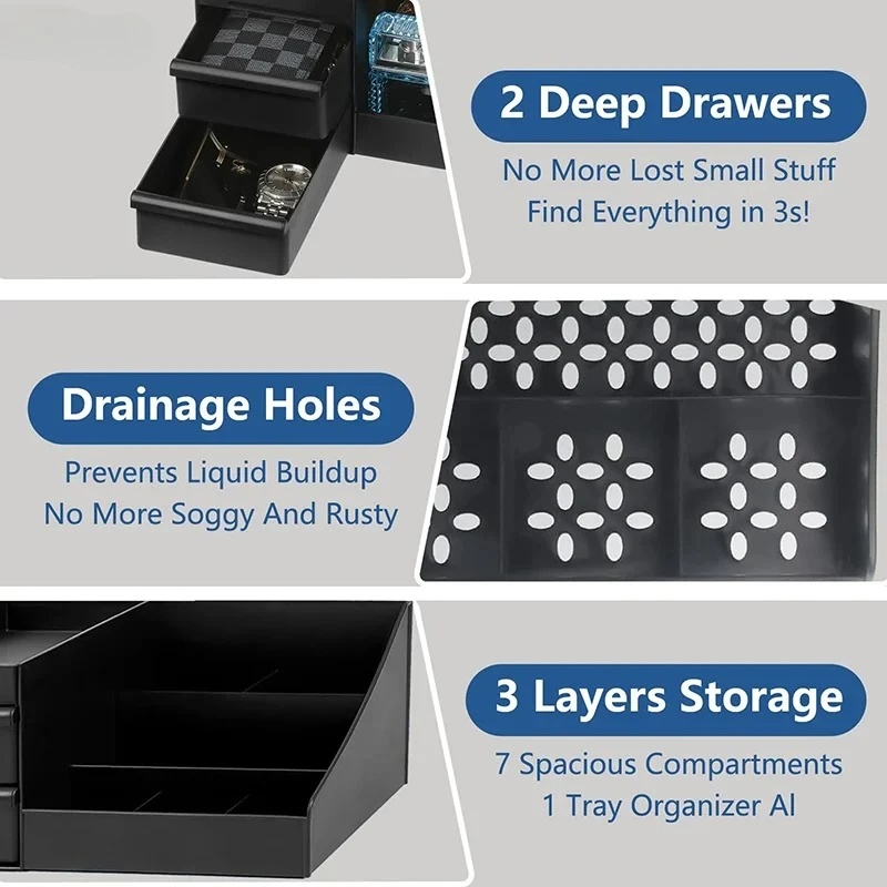 Desktop Perfume Storage Organi - огляд і ціна Perfume Xeryus
